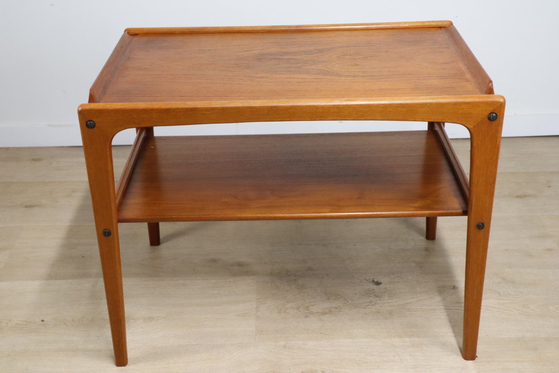 Table d'appoint scandinave en teck Danemark, 1960