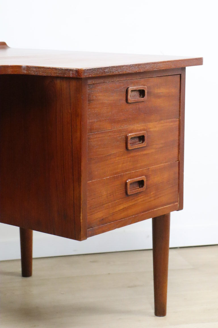 Bureau "Boomerang" Scandinave en teck, 1960