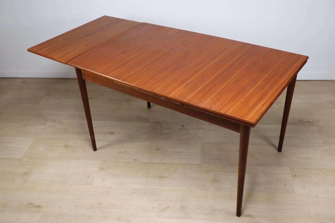 Table extensible de repas scandinave en teck, 1960