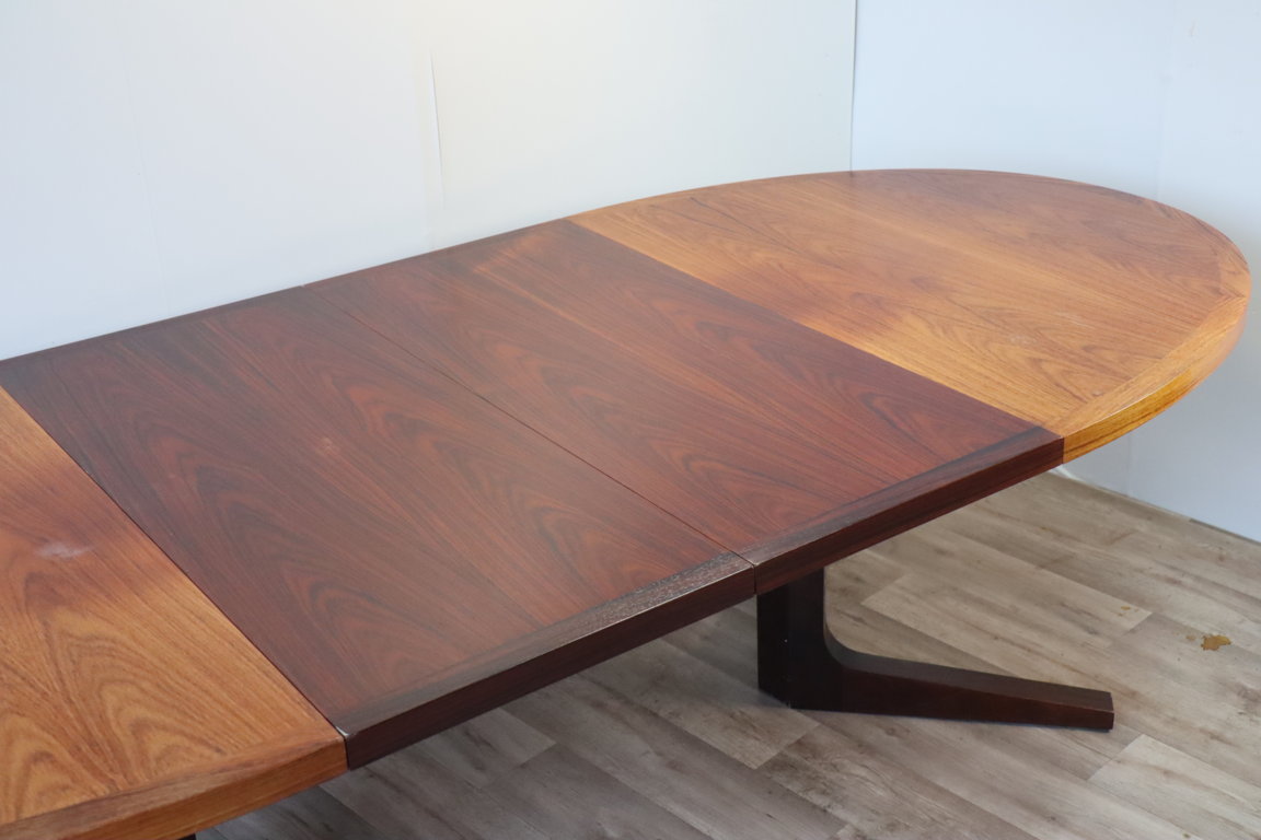 Table de repas extensible scandinave Dyrlund en teck, 1960