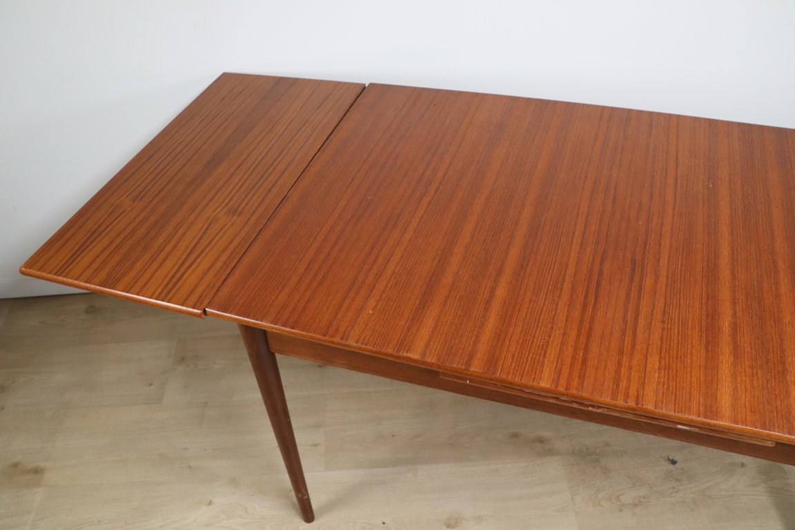 Table extensible de repas scandinave en teck, 1960