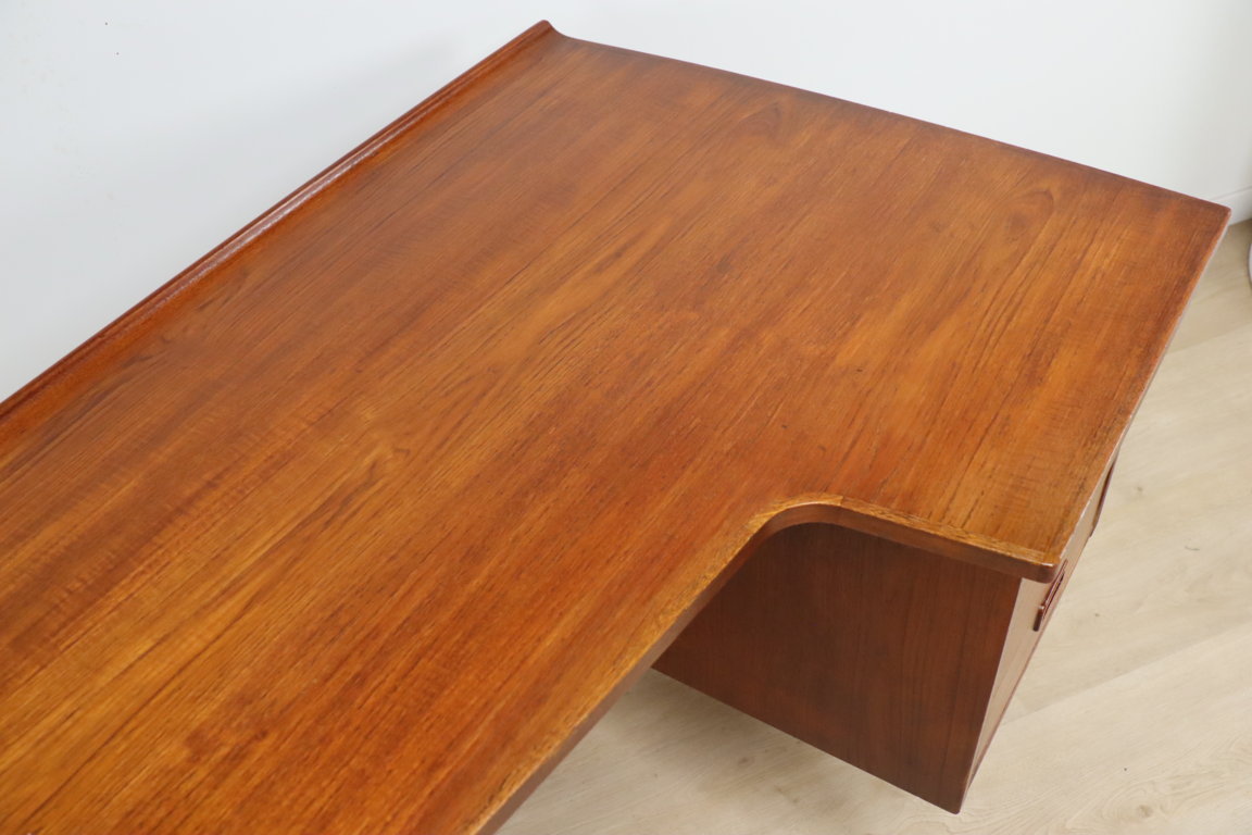 Bureau "Boomerang" Scandinave en teck, 1960