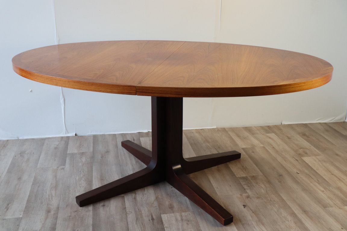 Table de repas extensible scandinave Dyrlund en teck, 1960