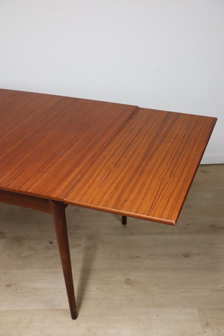 Table extensible de repas scandinave en teck, 1960