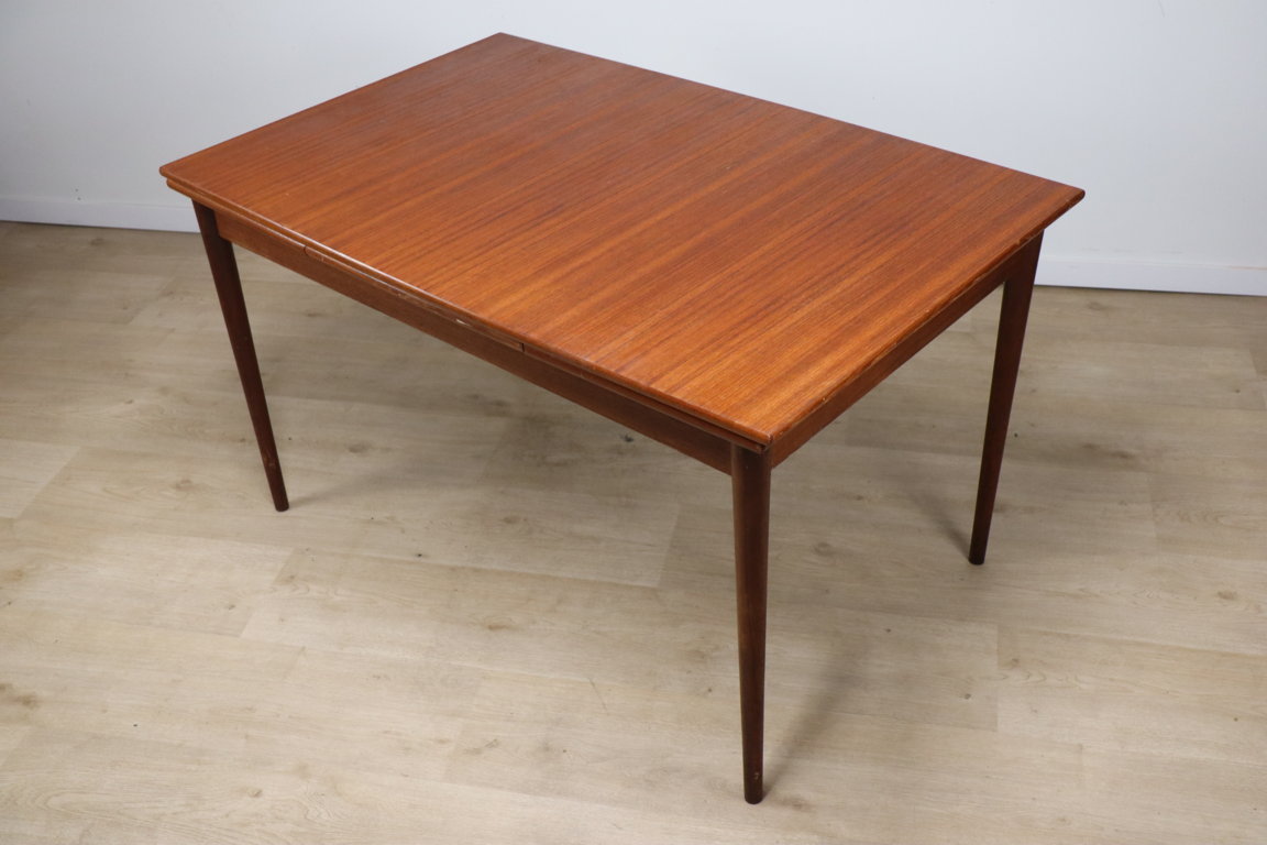 Table extensible de repas scandinave en teck, 1960