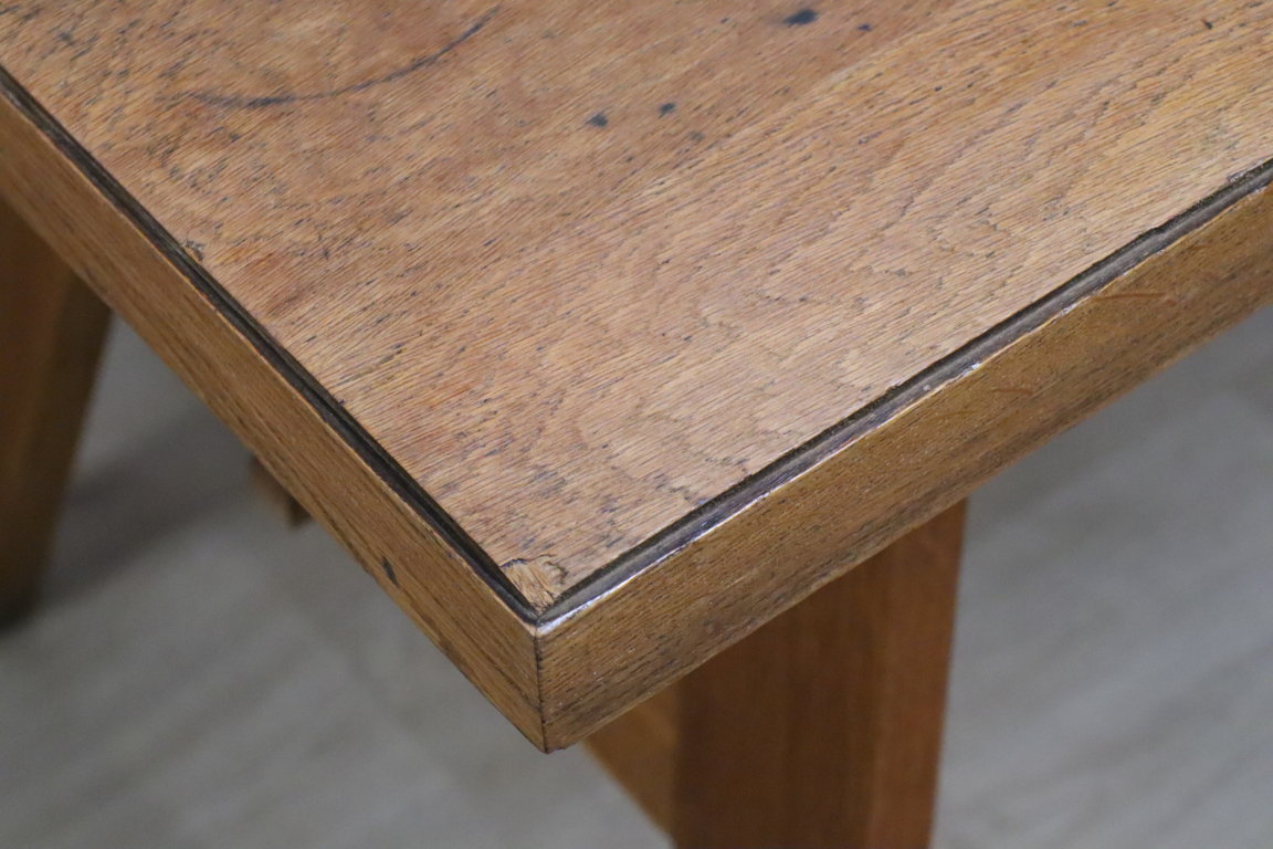 Table de repas de René Gabriel en chêne, 1950