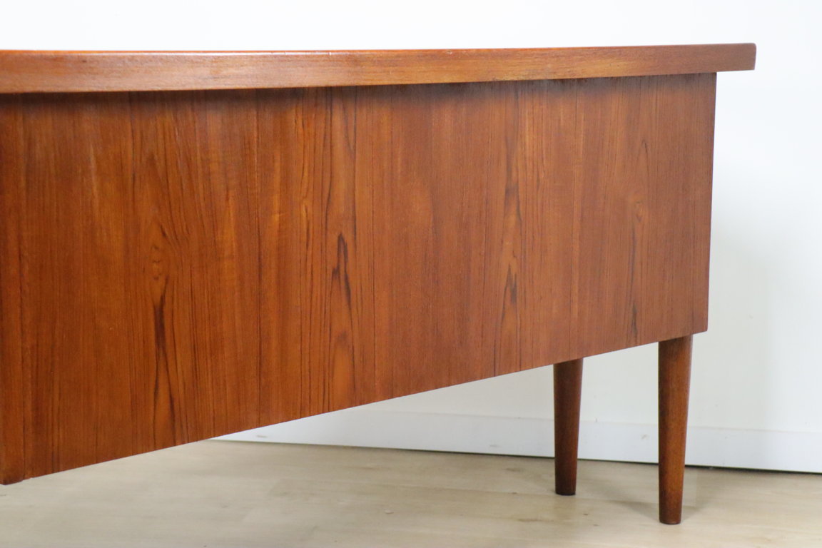 Bureau "Boomerang" Scandinave en teck, 1960