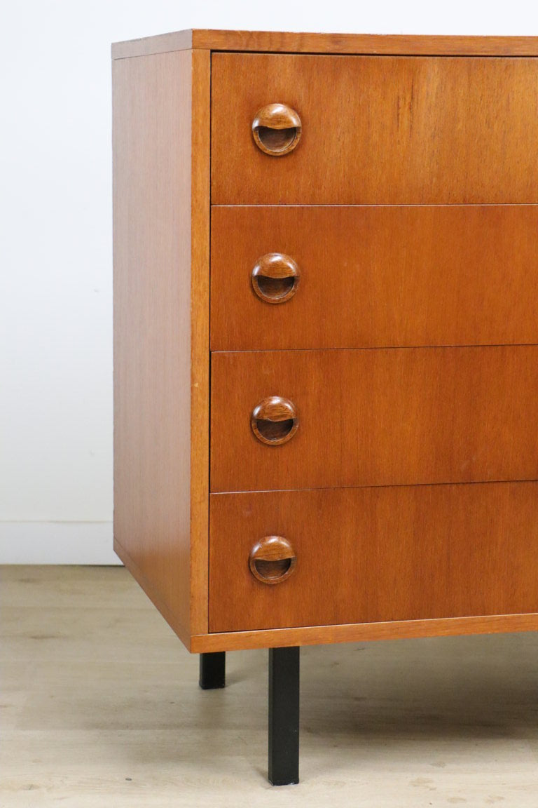 Commode scandinave en teck, 1960