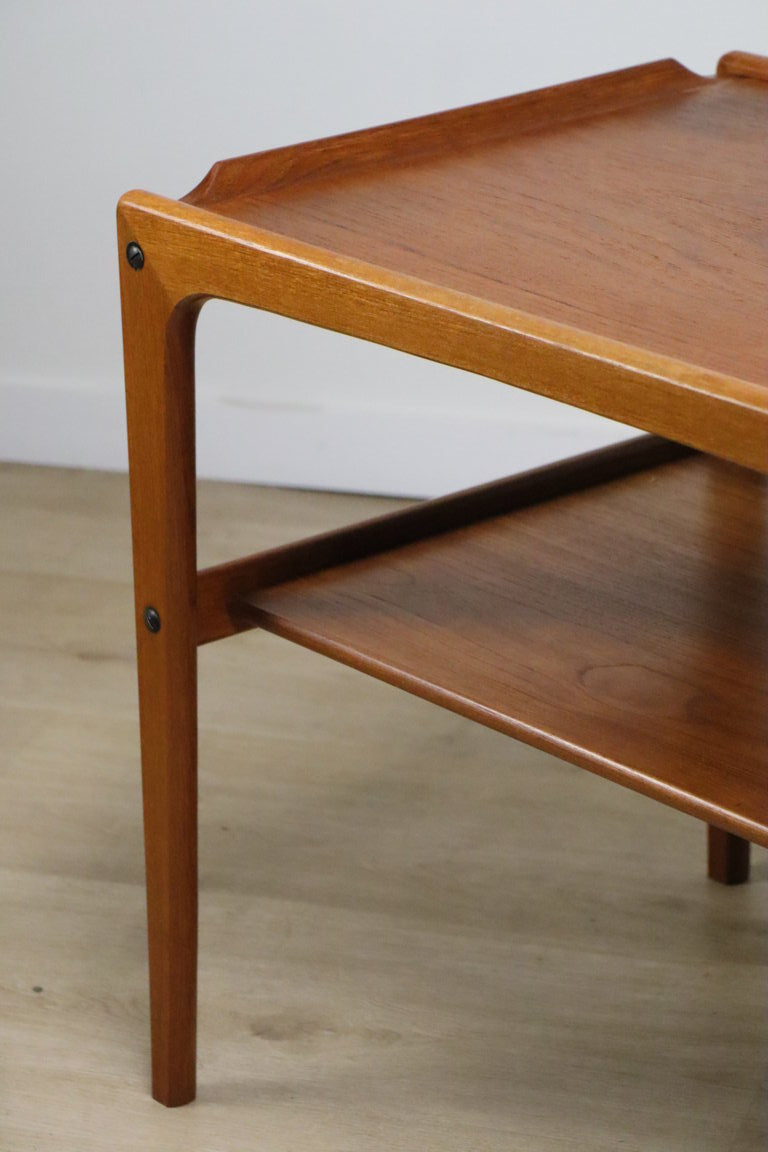 Table d'appoint scandinave en teck Danemark, 1960