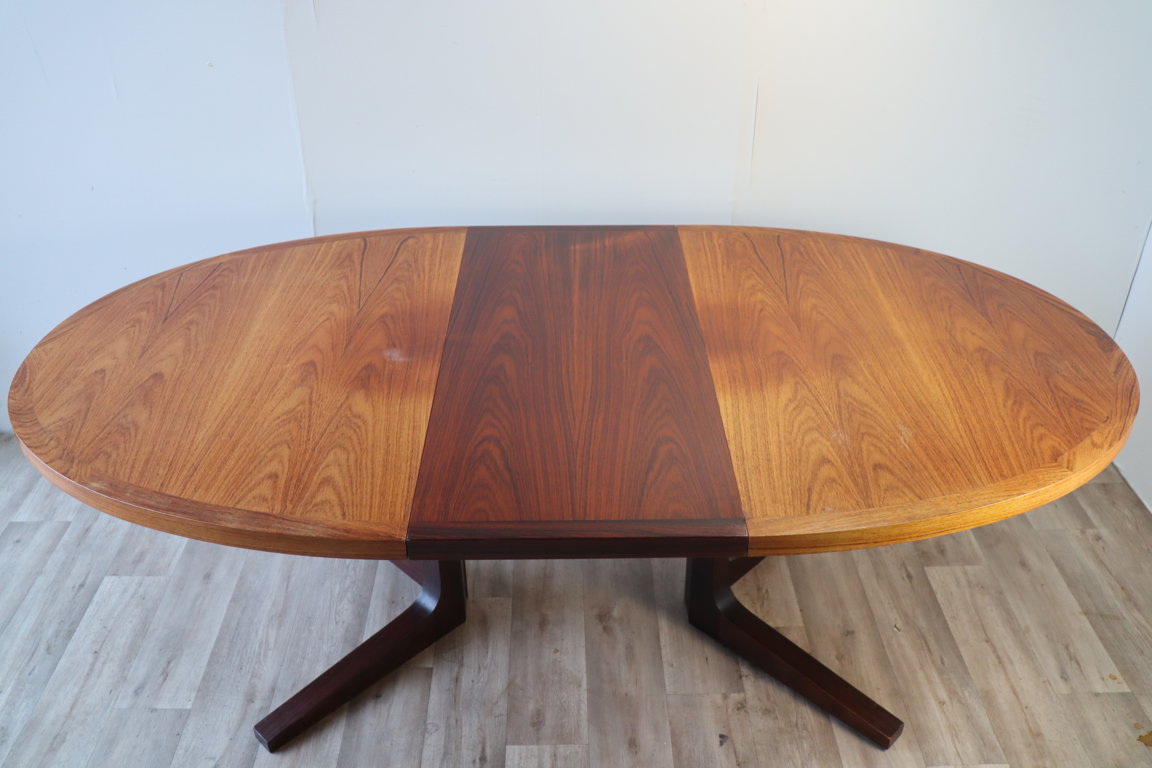 Table de repas extensible scandinave Dyrlund en teck, 1960