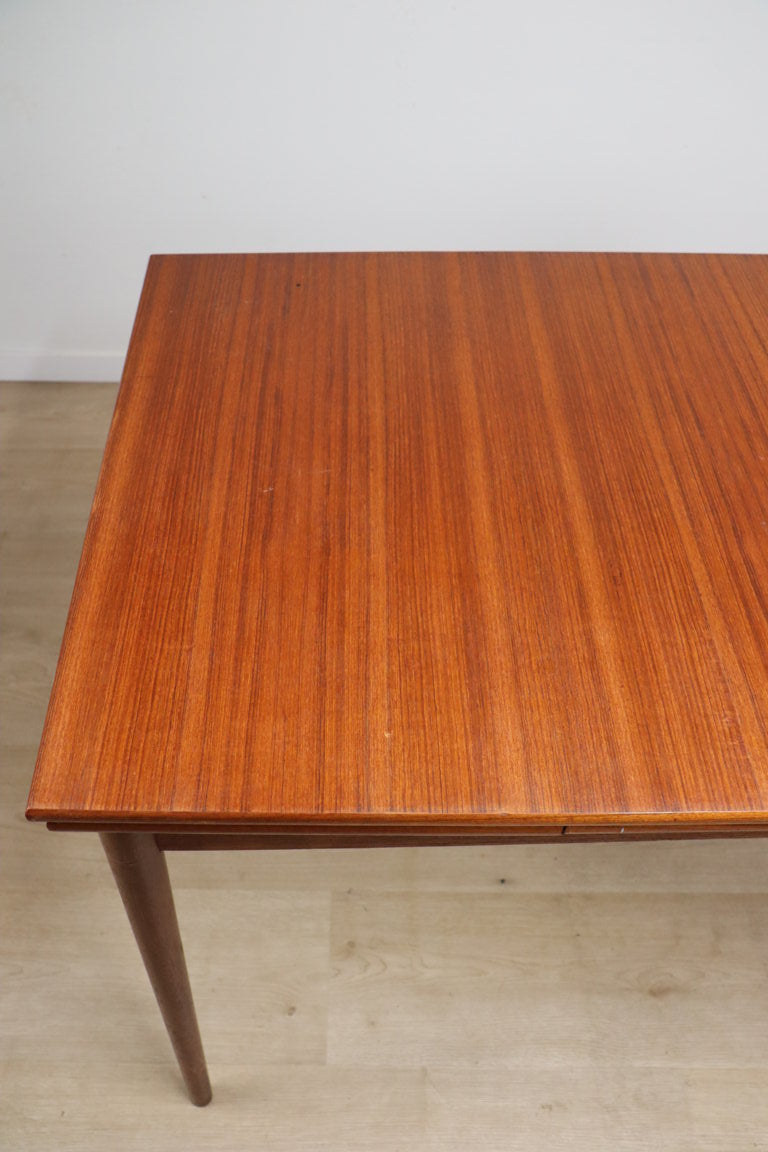 Table extensible de repas scandinave en teck, 1960