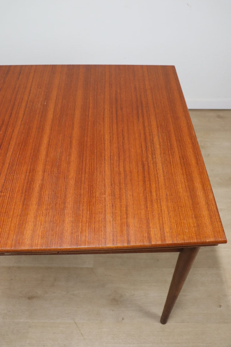 Table extensible de repas scandinave en teck, 1960