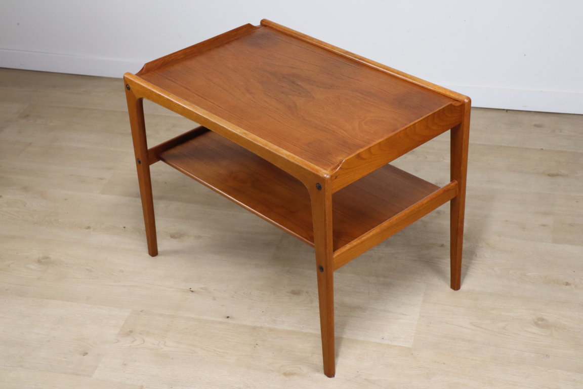 Table d'appoint scandinave en teck Danemark, 1960