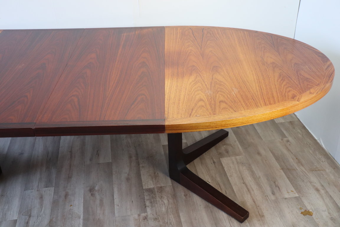 Table de repas extensible scandinave Dyrlund en teck, 1960